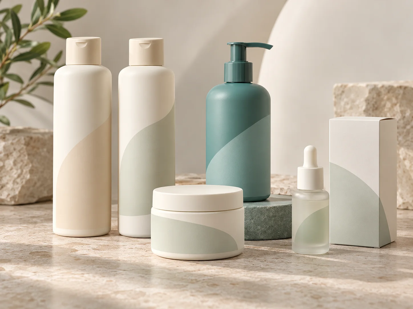 AI-generated unbranded packaging concepts